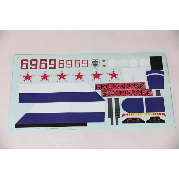 E-flite DecalsSu-30 70mm EDF- EFL01092 Replacement Airplane Parts