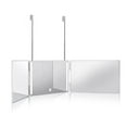 thumbnail image 5 of LED Lighted Tri-Fold Makeup Mirror with Adjustable Hanging Design - 3-Way Viewing Angles, Foldable for Travel & Storage, Bright Illumination for Professional Makeup Application - White, HotSelling, 5 of 5