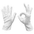 thumbnail image 1 of Inteprter Guantes Cotton Factory Mittens White Housework Guantes Unisex Elástico Guante para conducir Cadenas y protecciones para puertas de seguridad, 1 of 6