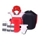 thumbnail image 1 of Conjunto de equipo de protección de Taekwondo para hombre, conjunto de uniforme de Taekwondo, Protector de ingle, ropa de Karate roja para el hogar, XL, 1 of 8