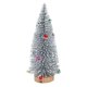 thumbnail image 5 of Árbol de Navidad artificial de mesa, decoración navideña para fiestas. Plata 15cm, 5 of 9