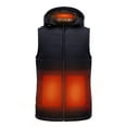 thumbnail image 5 of SAILWIND Men's Lightweight Heated Vest Smart Electric Rechargeable Jacket With Removable Hood (Battery Included), 5 of 7