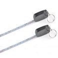 thumbnail image 5 of npkgvia Tape Measure,Measuring Tape,Portable Multifunctional Black Square Male 2M/6Ft With Keychain Extendable Reducing Steel Ruler,Sewing Supplies,Tools,Clearance, 5 of 7
