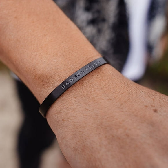 Dawson Velma Large Cuff Bracelets - Titanium