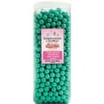 thumbnail image 2 of Sweetworks Celebrations Shimmer Turquoise Candy Sixlets Jar, 30 Oz., 2 of 2