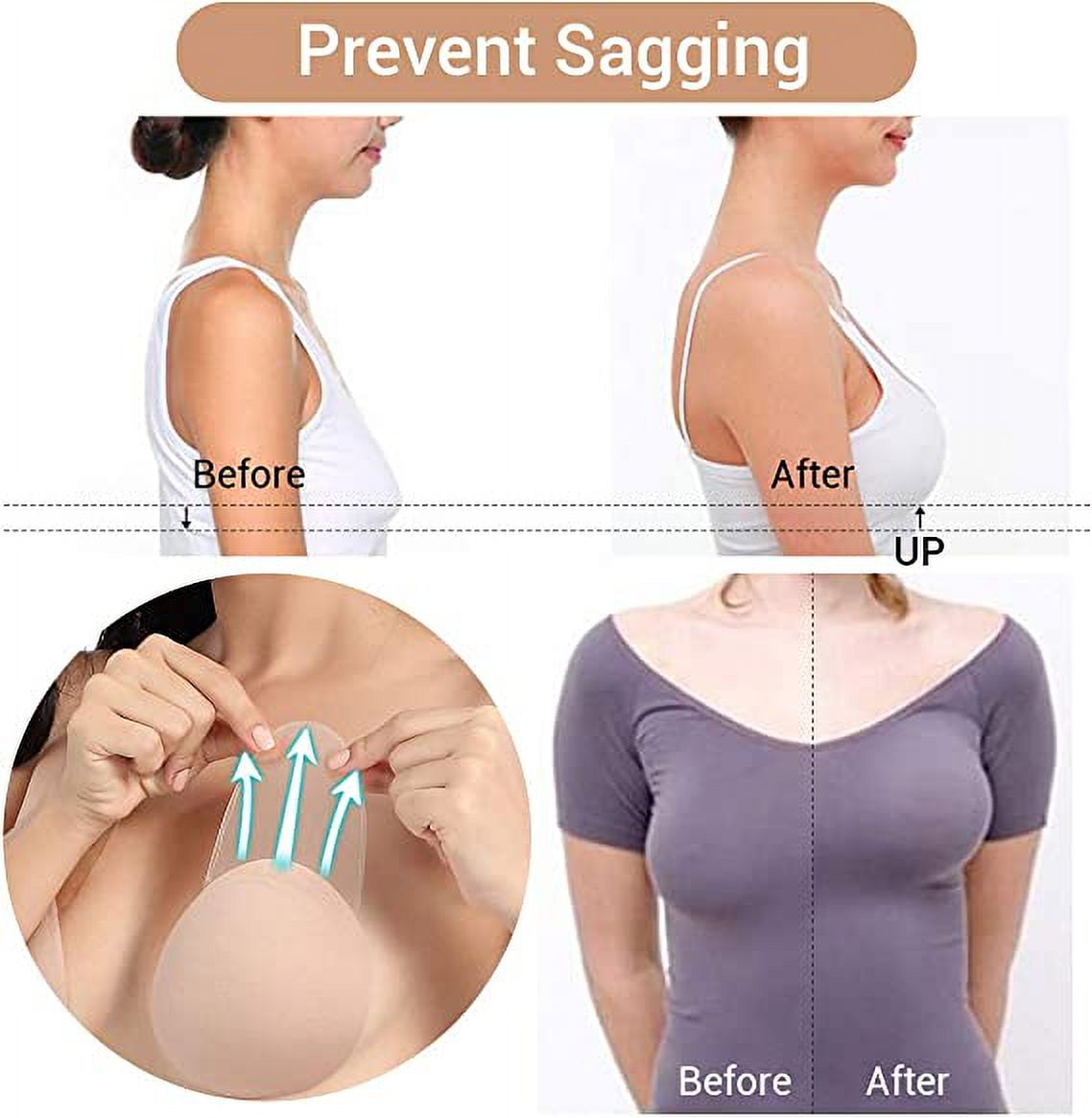 Sujetador Sin Tirantes Pares De Push Up Para Mujer, Sujetador