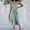 Green, variant on TAGOLD Womens Camis Sleeveless Dress Solid Color Crew Neck Summer Wear