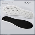 thumbnail image 3 of Boost Soft Mujer Hombre Zapatos Soles Pad Running Insert Cojín (Negro 37-38) Wdftyju Libre de BPA, 3 of 6