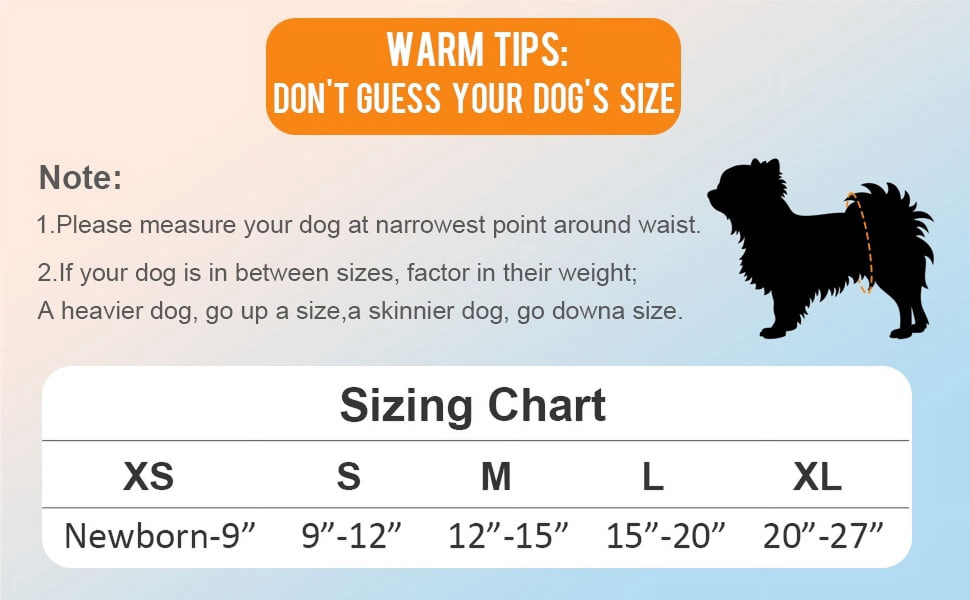 Premium Reusable Doggie Diapers，High Absorbency Leak-Proof Puppy Diapers for Female Dog in Heat, Period, Incontinence, Excitable Urination Girl Dog Diapers Dress