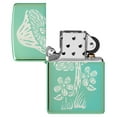 thumbnail image 7 of Zippo Mushroom Design High Polish Green Pocket Lighter, 7 of 7