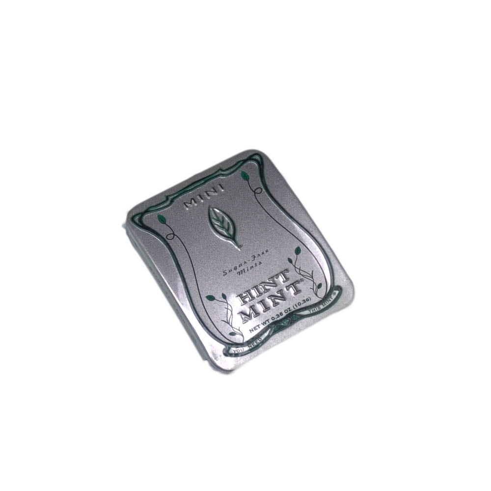 Hint Mint Gelatin Free Kosher Mints Peppermint Mini 0.36oz (10.3g) (30Mints) by