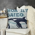 thumbnail image 2 of YINGXI Just A Girl Who Loves Throw Pillow Cover, Cushion Cover for Sofa Bed Home Bedroom Living Room Decor,Housewarming Gifts,Coastal House Decor, Gifts 18x18in, 2 of 5