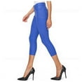 thumbnail image 5 of Couver Women's Ultra Stretch 5 Pocket Capri Jeggings Pull-On Denim Look Pants, Very Periwinkle, Small, 1 Pair, 5 of 9