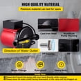 thumbnail image 3 of VEVOR Hot Water Circulation Pump Circulator Pump 120W 110V NPT3/4" Automatically, 3 of 9