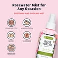 thumbnail image 4 of Body Mist De La Cruz Rose Water, 240 ml, para rostro, piel y cabello, 4 of 8