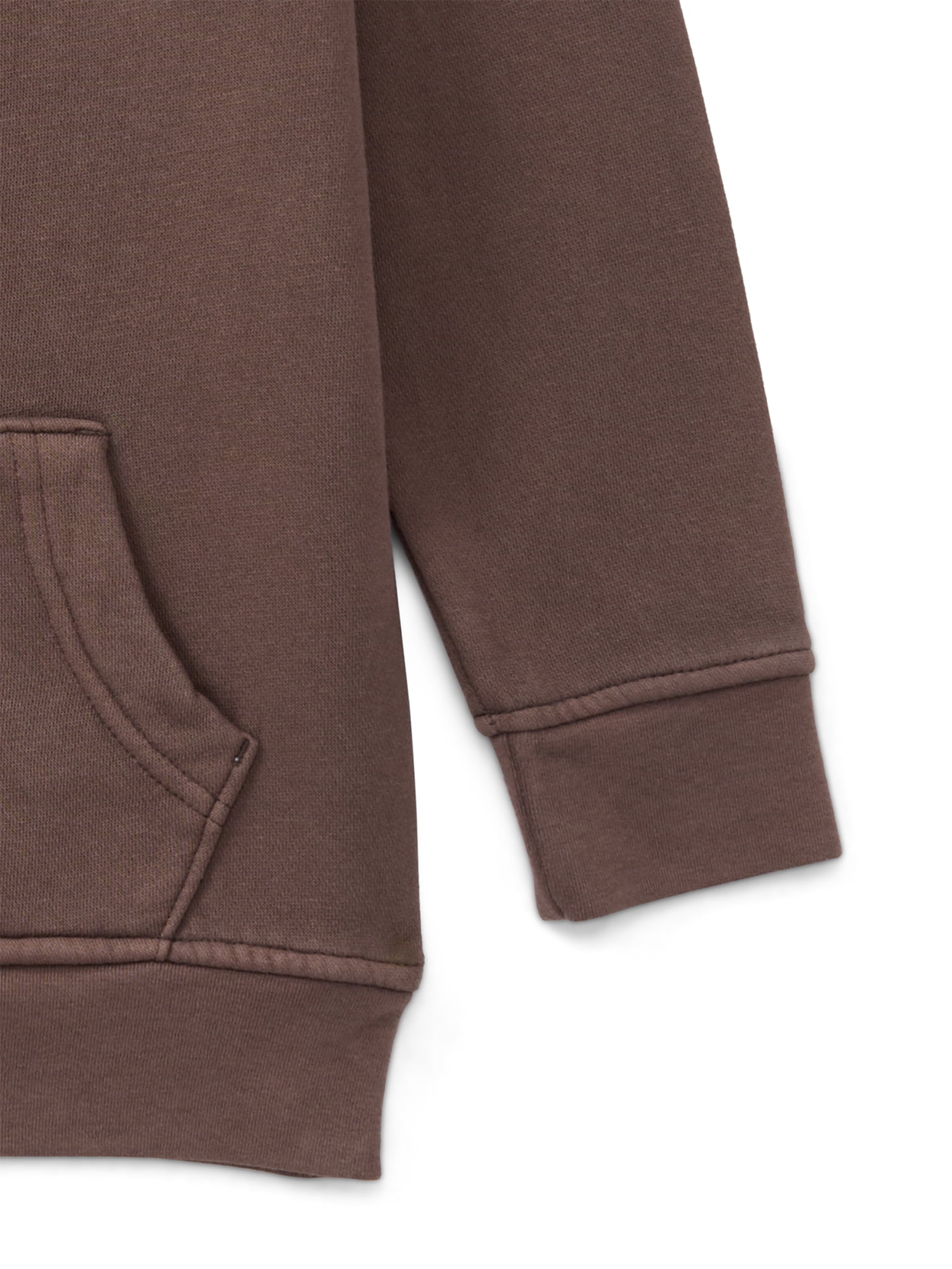 Wonder Nation Boys' Fleece Hoodie with Long Sleeves, Sizes 4-18 & Husky