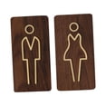 thumbnail image 1 of DOLITY Hommes et Femmes Toilettes Signalisation Mode Universel Épais Toilettes Signe Durable pour C, 1 of 9