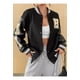 thumbnail image 4 of Chamarra De Calle Unisex Ropa Deportiva De Cuero Bordada, 4 of 8