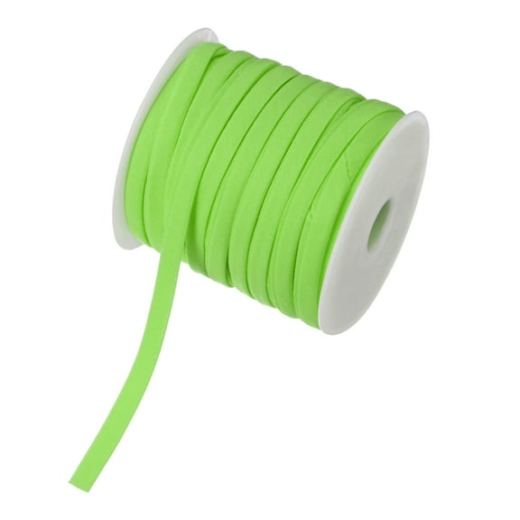 Uxcell Double Fold Bias Tape 1/4" 25 Yards for Sewing/Seaming/DIY Fruit Green