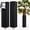 2 Pcs Black, variant on 2 Pack Winter Tree Trunk Protector Wrap, Breathable Plant Guard for Frost Protection, Reusable Tree Bark Cover for Cold Weather