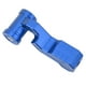 thumbnail image 3 of Pomo de palanca de cambios con 3 adaptadores de aleación de aluminio 6061-T6 extendido, repuesto universal para Acura Blue, 3 of 14