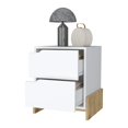 thumbnail image 6 of DeeHome Lovell Nightstand with Sturdy Base and 2-Drawers, 6 of 7