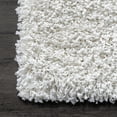 thumbnail image 4 of nuLOOM Marleen Contemporary Shag Area Rug, 8' x 10' Oval, Off White, 4 of 5