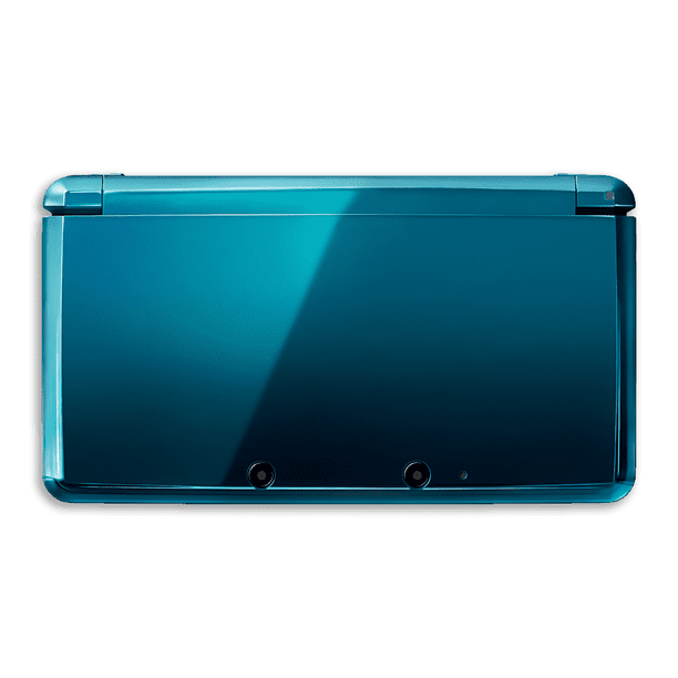 Nintendo 3DS Game Console with RetroFam 32GB SD Card, Aqua Blue