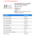 thumbnail image 2 of Front Stabilizer Bar Link - Compatible with 1998 - 2011 Ford Ranger 1999 2000 2001 2002 2003 2004 2005 2006 2007 2008 2009 2010, 2 of 2