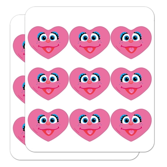 Sesame Street Abby Cadabby Heart Shaped Planner Calendar Scrapbook Craft Stickers