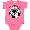 thumbnail image 3 of Inktastic Id Rather Be Playing Soccer Boys or Girls Baby Bodysuit, 3 of 5