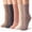 (Charcoal, Cream, Rose Pink, Tan, Taupe), variant on 5 Pairs Women Classic Cable Knit Crew Socks Assorted Colors Mid Calf Boots Casual Socks
