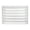White, variant on Aluminum Alloy Air Conditioner Fence Screen for Outdoor with Top Storage Shelf 39*20*28" Coffee