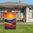 thumbnail image 3 of AMHNF Linen Garden Flag for Spring Summer Home Outdoor Garden Yard Door Decor 12x18 inch, 3 of 5