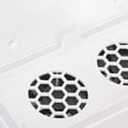 thumbnail image 3 of Soporte de ventilador de refrigeración profesional eficiente 3 niveles ajustable 7 colores LED soporte de refrigeración de montaje en pared para Xbox Series S, 3 of 8