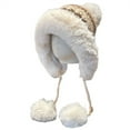thumbnail image 2 of iHPH7 Winter Beanie Fuzzy Hat Faux Fur Hat Cute Beanie Winter Accessories for Women Winter Hats for Women Cold Weather Winter Hats for Women Khaki M, 2 of 5