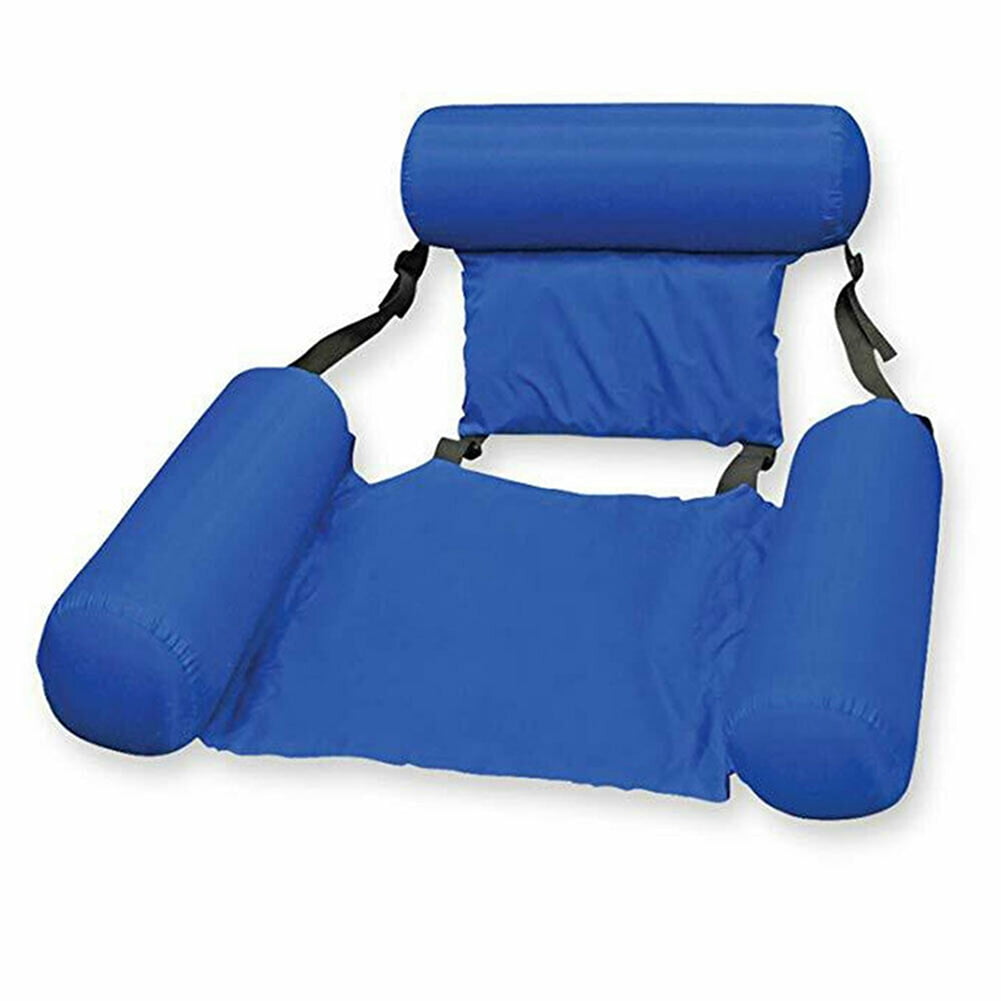 Details about   Inflatable Swimming Bed Floating Chair Beach Pool Seats Water Lounge Chairs 