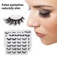 thumbnail image 2 of Happydeer 10Pairs 3D Long Faux Mink Fur Thick False Lash Eyelashes Extension Eye Makeup, 2 of 13