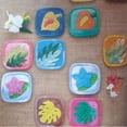 thumbnail image 3 of 5 Pcs Tissu Patchwork Doux en Coton Teint pour Quilting, Artisanat DIY, Couture, 3 of 8