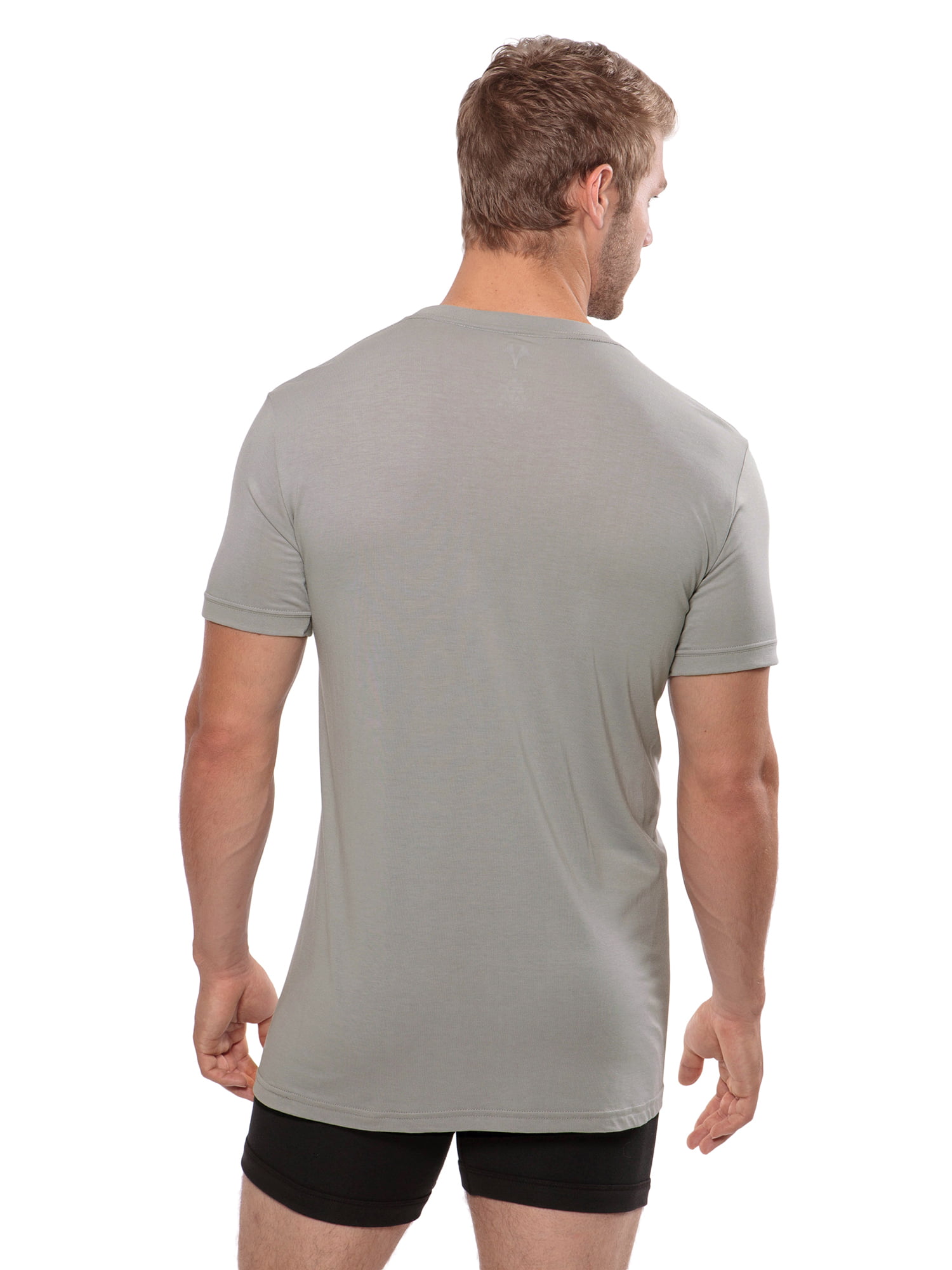 Dexx Texere Crew Neck Undershirt for Men Luxury Shirt in Bamboo Viscose MB6001