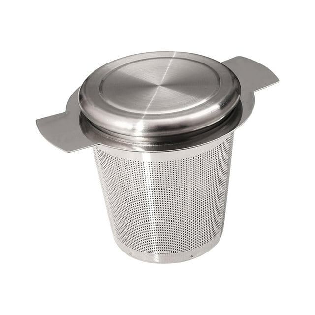 Colador de té de Acero inoxidable perfecl infusor de té reutilizable con tapa