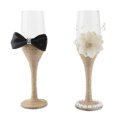 thumbnail image 2 of Champagne Flutes, Transparent Wedding Glass Cup  For Weddings Birthdays, 2 of 8