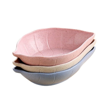 - Sauce Dishes Wheat Straw Dipping Dish Dinnerware Set Multipurpose Seasoning Sauce Dishes Saucer 3PCS