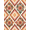Orange, Pattern 6, variant on ODIKA 4' x 6' Machine Washable Non-Slip Area Rug, geometric geometric High Traffic Rug, Orange, 1298883