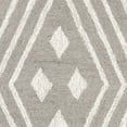 thumbnail image 4 of SAFAVIEH Micro-Loop Orlando Geometric Diamonds Runner Rug, Grey/Ivory, 2'3" x 7', 4 of 5