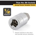 thumbnail image 3 of TITAN 1/2" DR. 16MM HEX BIT SOCKET, 3 of 4