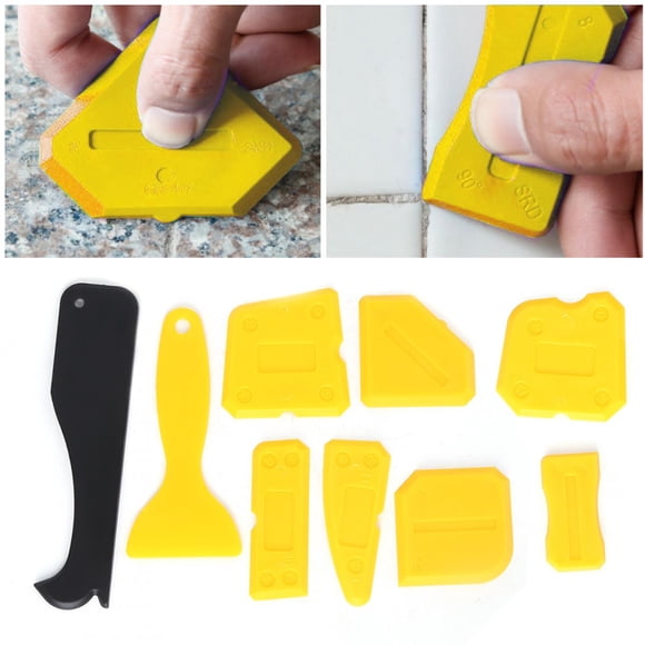 Removedor de sellador de vidrio de silicona Nikou 9 piezas