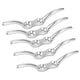 thumbnail image 1 of 5x Gancho de Cala de Asta de Bandera de Plata, Herraje Marino de Cala de Cuerda de 4 Pulgadas Sin Oxidación para Cuerda de Bandera de Muelle Macarena Taco de cuerda de acero inoxidable, 1 of 8