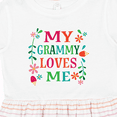 thumbnail image 4 of Inktastic My Grammy Loves Me Girls Apparel Girls Toddler Dress, 4 of 5