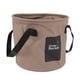 thumbnail image 3 of Cubo plegable de 10 l, resistente a altas temperaturas, portátil, con asa, para camping, pesca, picnic, color arena., 3 of 14